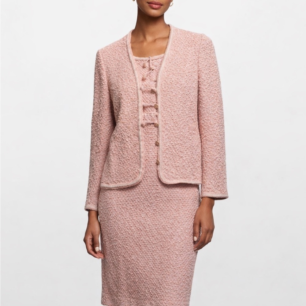 Vintage elegant tweed skirt set